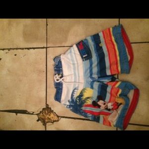 Cute little boy swim trunks